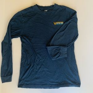 Good Condition Vans Mens Medium Navy Long Sleeve